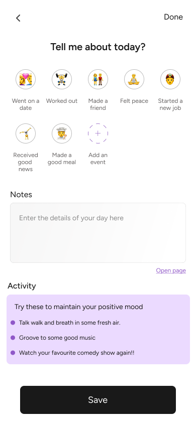 Moodz App Experiment